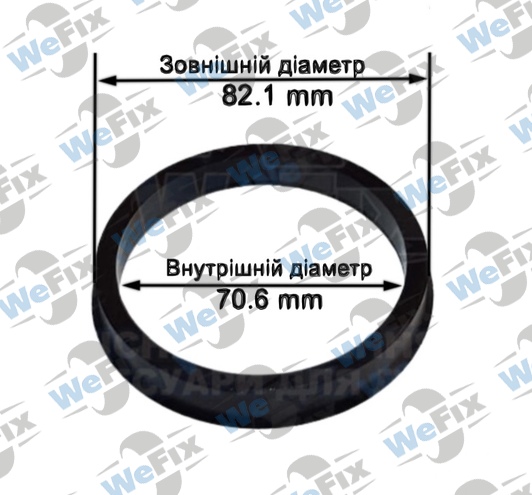 Центрувальне кільце 82.1/70.6 (термопластик)