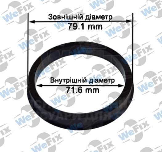 Центрувальне кільце 79.1/71.6 (термопластик)