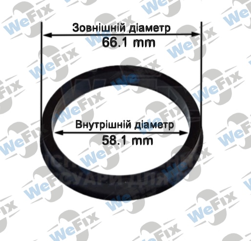 Центрувальне кільце 66.1/58.1 (термопластик)