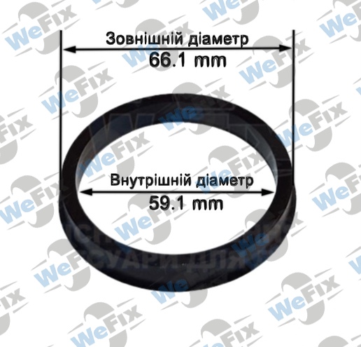 Центрувальне кільце 66.1/59.1 (термопластик)