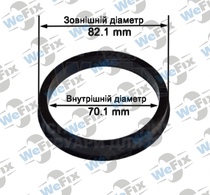 Центрувальне кільце 82.1/70.1 (термопластик)