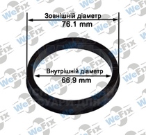 Центрувальне кільце 76.1/66.9 (термопластик)