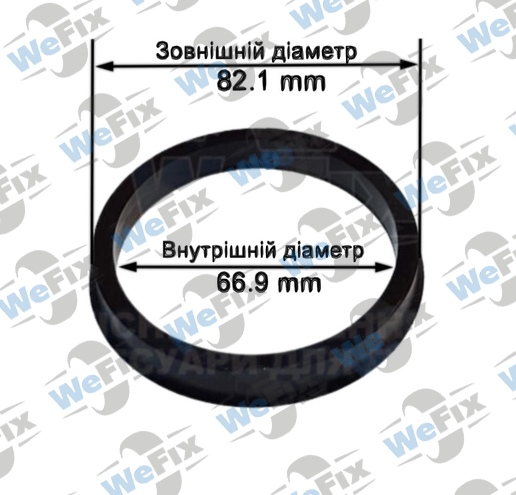 Центрувальне кільце 82.1/66.9 (термопластик)