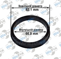 Центрувальне кільце 82.1/66.9 (термопластик)