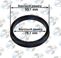 Центрувальне кільце 93.1/78.1 (термопластик)