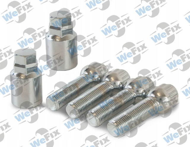 Секретні болти сфера 14x1,5х45 кл.17/19 2 ключ